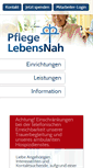 Mobile Screenshot of pflegelebensnah.de