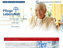 Tablet Screenshot of pflegelebensnah.de